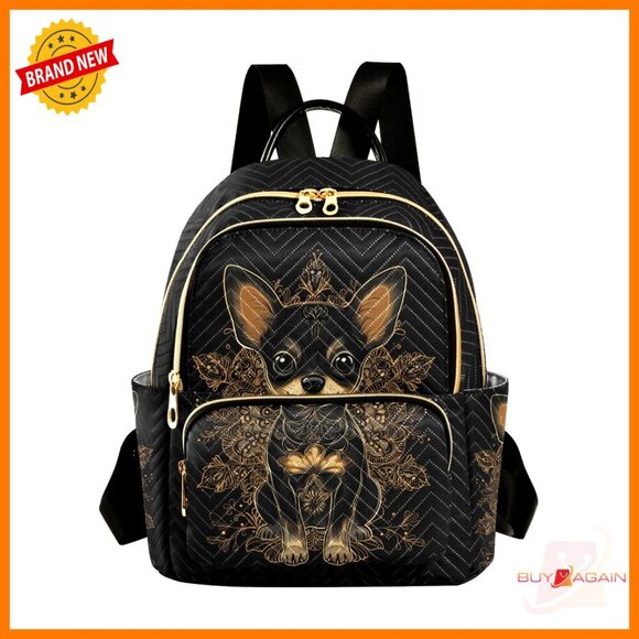 Mini Quilted Backpack Purse Lightweight Travel Shoulder Bag Women\'s Daypack main image 7